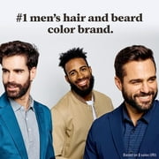 (2 pack) Just For Men Mustache & Beard, Beard Dye for Men with Brush Included for Easy Application, With Keratin Biotin Aloe and Coconut Oil for Healthy Facial Hair - Medium Brown, M-35 Pack of 1