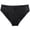Black, variant on Qingpeng Womens Thin Bow Embroidered Low Waist Panties Cotton Gusset Lace Briefs Underwear Size Free