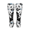 thumbnail image 6 of Yiaed Black Head Woman with Panda Hair Print Great elasticity Adult Stockings Sports socks for Men and Women-One Size, 6 of 8