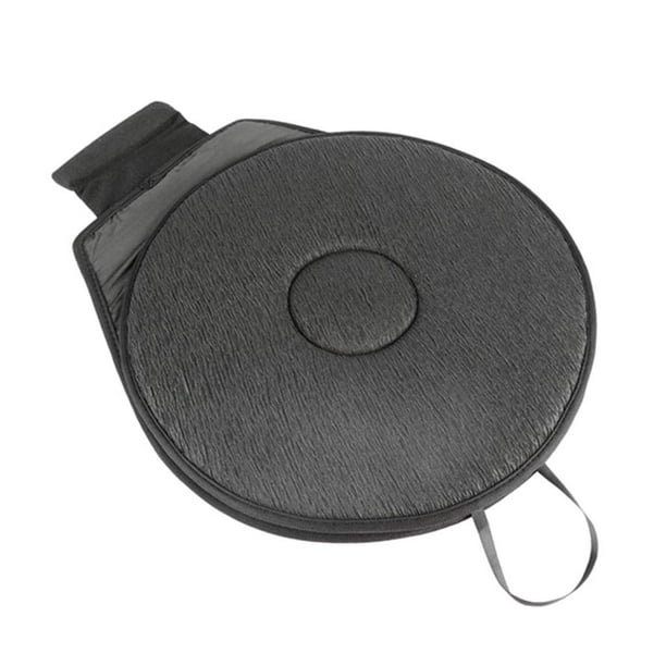 Cojín de asiento giratorio Antideslizante perfecl para silla de Coche Negro