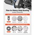 thumbnail image 4 of KFFKFF 63-Inch Manual Tile Cutter, Upgraded Rail and Sliding Head, Precision Alignment Guide, Tungsten Carbide Cutting Wheel, Support Legs with Swivel Wheels, 4 of 9