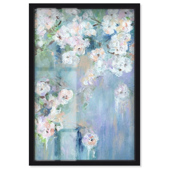 Brighten My Day I Shadowbox Print Floral Art Prints by Art Remedy, Black Frame, 10 x 15