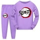 thumbnail image 3 of Conjuntos de pijamas para niños Demon Slayer, ropa de casa de dibujos animados para niños, traje informal de manga larga para niñas, conjunto de pijamas de Navidad, ropa de dormir, 3 of 4