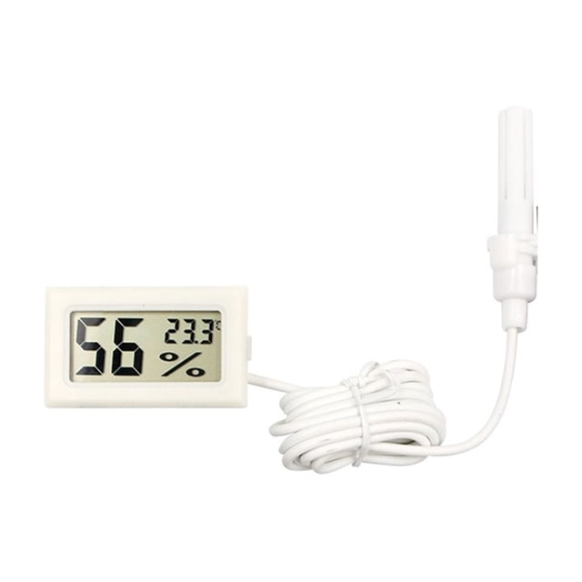 Mini LCD Digital Thermometer, Hygrometer Thermostat Indoor Convenient Temperature Sensor, Humidity Meter Gauge Instruments Probe ,Upgrade Function