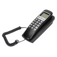 thumbnail image 4 of KXT777CID Corded Wall Telephone Calendar LCD Display Redial Function Corded Landline for Hotel Home Office (Black), 4 of 4