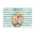 thumbnail image 1 of C 12X18 Inch Linen Easter Placemat With Bunny And Floral Motif Heat Resistant Washable For Dining Table Kitchen Spring Home Decor, 1 of 7