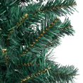 thumbnail image 2 of vidaXL Slim Artificial Pre-lit Christmas Tree with Ball Set Green 210 cm, 2 of 5