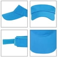 thumbnail image 4 of Sports Sun Visor Hats Athletic Visors Hat for Women Men Golf Tennis Cycling Running Blue One Size, 4 of 4