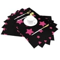 thumbnail image 2 of PUREYAH Table Placemats Set of 1 , Washable Heat Resistant Stars Art Pattern Table Decorations Placemats for Dining Room Kitchen, 2 of 6