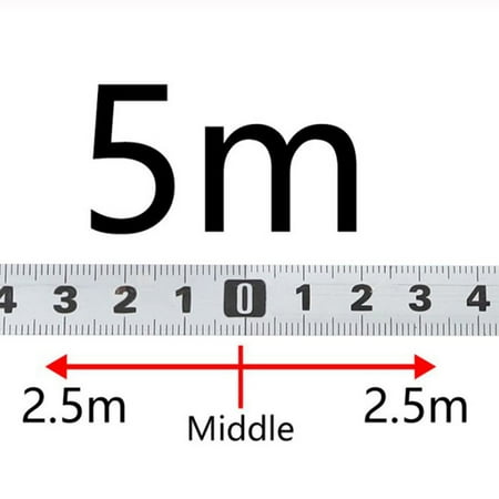 

Goodhd 1-5M Stainless Steel MiteTrack Adhesive Tape Measure Scale Woodworking Tool