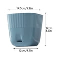thumbnail image 2 of Flowerpot Garden Planting Pot Office Decor Home To Prevent The Roots Rotted Durable Beautiful White Imitation Ceramic, 2 of 16