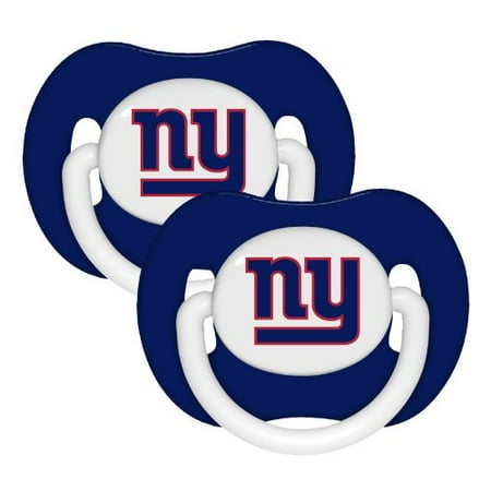 New York Giants 2-pack Blue Infant Pacifier Set - 2014 NFL Baby Pacifiers