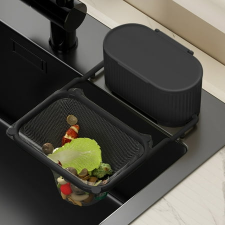 

SCGSY Under 10 Dollars Kitchen Utensils & Gadgets Utensil Set Clearance Cookware Utensils Set Kitchen Two In One Sink Mesh Sucker Multi Functional Kitchen Sink Basket Utensil Sets Cooking