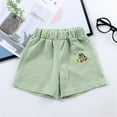 thumbnail image 2 of Zanarzt Toddler Boys Summer Shorts Toddler Boys Girls Cotton Athletic Running Shorts Kids Summer Casual Fashion Soccer Shorts Green,6-12 Months, 2 of 6