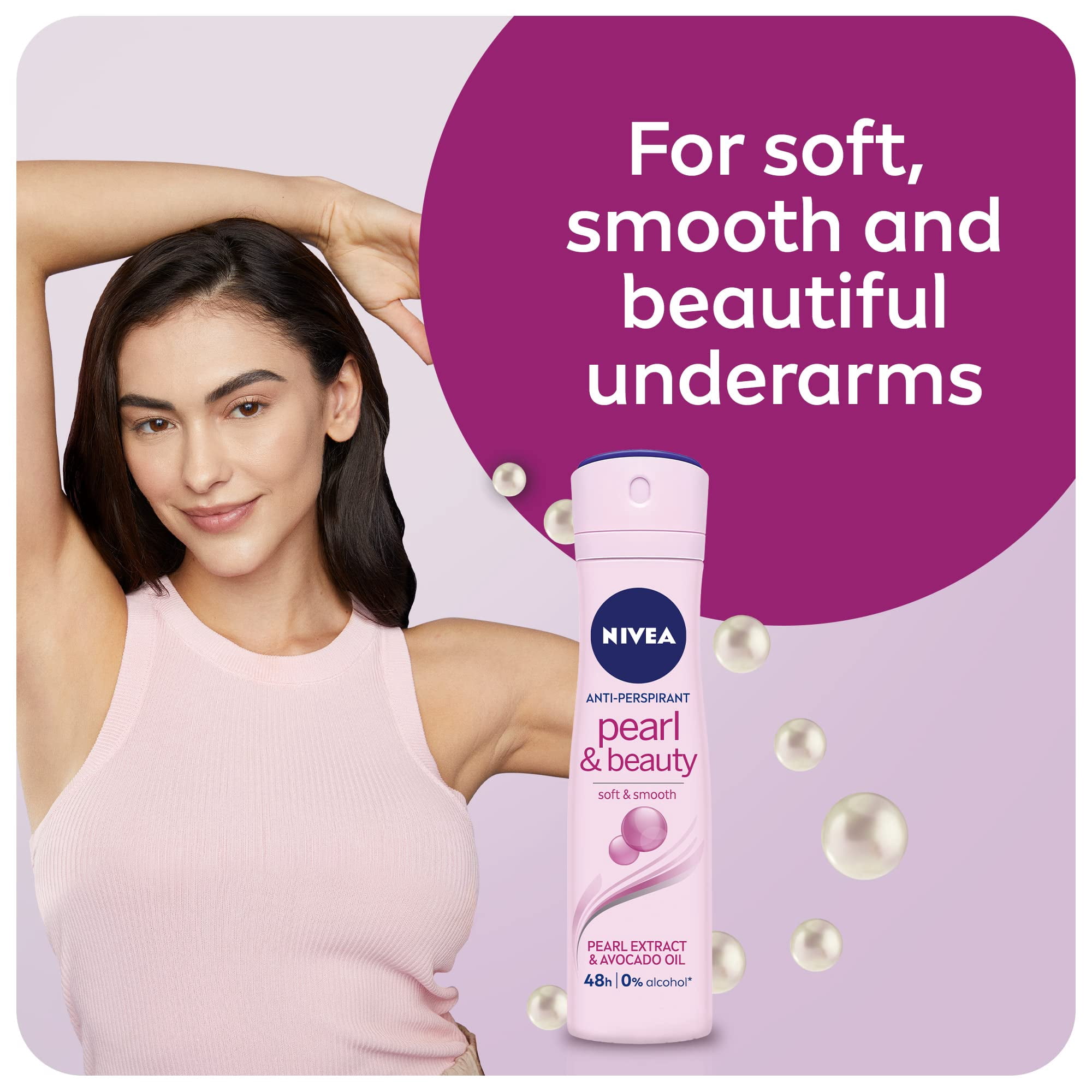 Nivea Pearl Beauty Spray Female Deodorant, 150 ml