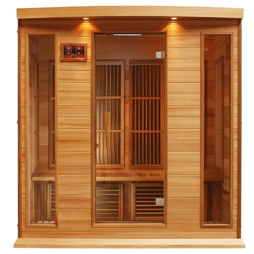 Dynamic Infrared 4 Person Carbon FAR Infrared Sauna by Overstock