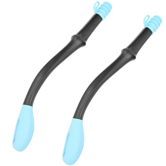 2 Pack Wiping Aid - 15.7in Long Reach Comfort Wipe - Self Wipe Assist Toilet Aids Wand - Bathroom Butt Wiper - Ideal Elderly Daily Living Aid for Limited Mobility