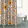 thumbnail image 4 of Waterproof Nature Flower Shower Curtain 72x72 Inch Boho Style Polyester Unique Shower Curtain for Bathroom Hotel Home Decor with 12 Plastic Hooks, 4 of 5