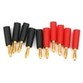 thumbnail image 4 of ORDDIART 10 Pairs Double Screw Locking Banana Plug Connectors for Speaker Wire Terminals Compatible with Audio and Sound Equipment, 4 of 7