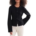 thumbnail image 1 of SUNSIOM Cardigan Uni pour Femmes Manches Longues Col Rond Boutonné Pull Tricoté avec Poches, 1 of 6