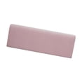 thumbnail image 4 of Cojín de cabecera de esponja suave con soporte para almohada individual, ideal para dormitorios y oficinas. rosa claro, 4 of 9