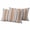 Grey Orange, variant on 2 Pack Outdoor Waterproof Throw Pillow Covers,Abstract Modern Lines Decorative Square Pillow Case Patio Pillowcases for Chair Couch Sofa 16x16in