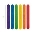 thumbnail image 2 of Paquete cómodo de palitos de paleta de colores para manualidades, [100 unidades] palitos de madera multiusos gigantes de 6 pulgadas, 2 of 5