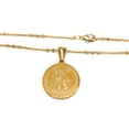 thumbnail image 4 of Collar LESLIE BOULES San Miguel Arcángel chapado en oro de 18 quilates, 4 of 9