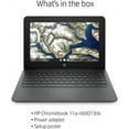 thumbnail image 2 of HP 11a 1N091UA Chromebook 11.6 HD Celeron N3350 4GB 32GB eMMC BLACK 1N091UA, 2 of 5