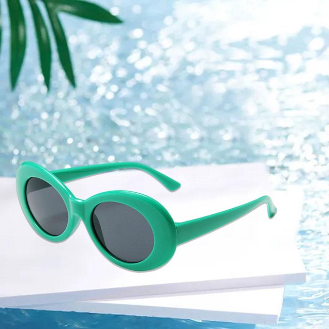 Gafas de terre ovaladas, gafas de terre, montura gruesa de plástico, gafas clásicas, gafas para reuniones, trajes de moda, tuiones escenario, fi Lago Green Grey
