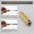 thumbnail image 3 of SHAR 11cm/8mm Length - 10x Wood File Handle for Maintenance Garage Carpentry Tools, 3 of 5
