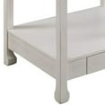 thumbnail image 4 of Accent Table with Pull Out Tray and 1 Drawer, Antique White, 4 of 5