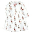 thumbnail image 3 of Hudson Baby Infant and Toddler Girl Cotton Dresses, Fancy Rudolph, 18-24 Months, 3 of 4