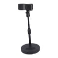 thumbnail image 1 of Soporte para micrófono de escritorio con ajuste de altura de 24 cm a 32 cm, fácil de instalar, resistente para grabación, base redonda ajustable Negro, 1 of 8