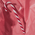 thumbnail image 2 of Kosta Boda Polka Crystal Glass Candy Cane Swizzle Stick - Red Stripe, 2 of 3