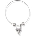 thumbnail image 1 of EPJ English Riding Horse Saddle Fancy Charm Bangle (alloy, ConsumerAudience, StainlessSteel), 1 of 5