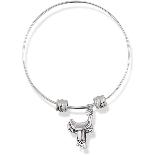 EPJ English Riding Horse Saddle Fancy Charm Bangle (alloy, ConsumerAudience, StainlessSteel)