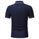 thumbnail image 5 of Camiseta de manga corta informal de moda de verano, camiseta ajustada con solapa superior para hombre Pompotops oipoqjl44728, 5 of 7