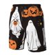 thumbnail image 4 of Balery Halloween Ghosts And Pumpkins Traje de Baño Estilo Hawaiano para Hombre, Shorts de Secado Rápido con Bolsillos-3X-Large, 4 of 6