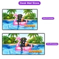 thumbnail image 5 of Hello Summer Labrador Retriever at Swimming Pool Flamingo Swim Ring Desk Mat Full Keyboard Mouse Pad Lab Dog Lover Gifts Large Mousepad - 12009, 5 of 5