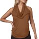 thumbnail image 3 of Tops de verano para mujer,Vestido informal sin mangas con cuello en V para mujer, mezcla de poliéster, ligero y cómodo, ideal para el hogar, sopatenor, 3 of 9