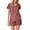 Red, variant on Short Sets for Women Short Ruffle Sleeve V Neck T Shirt and Shorts 2 Piece Matching Set Womens Lounge Set Summer Outfits