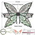 thumbnail image 3 of Set de disfraces Fairy Wings VersaCharm, 86 x 64 cm, color negro, tamaño grande, 3 of 9