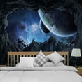 thumbnail image 2 of Microtela de pared Tapestry Universe con cielo estrellado, 150 x 150 cm, 2 of 2