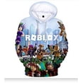 thumbnail image 1 of Roblox-ropa de juego periférica para adultos y niños, suéter suelto con capucha, impresión Digital 3D, Color, moda para hombres y mujeres, nuevo, 1 of 4