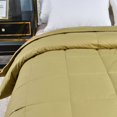 thumbnail image 3 of Candid Bedding All Season Essential Alternative Goose Down Comforter, Quilted Duvet Insert (Olive), 3 of 6