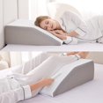 thumbnail image 2 of Almohada para elevar las piernas Ruqmuis para después de la cirugía, color blanco, 2 of 7