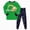 H01-Green, variant on TOWED22 Toddler Baby Boy Fall Clothes Color Block Pockets Crew Neck Long Sleeve Sweatshirt Pants 2 Pcs Outfits Size:6-7 Y,Color:Green
