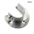 thumbnail image 1 of MYG 2pcs Closet Rod Wardrobe Pipe Hanging Rail Rod End Support Bracket 25/32mm Dia, 1 of 8