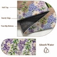 thumbnail image 6 of Entryway Rug 2'x3', Blue Purple Floral Small Rug for Kitchen Bathroom Door Mat Indoor Entrance, Spring Vintage Hydrangea Flower Truck Non-Slip Area Rugs Floor Mats Carpet Front Door Rugs, 6 of 8